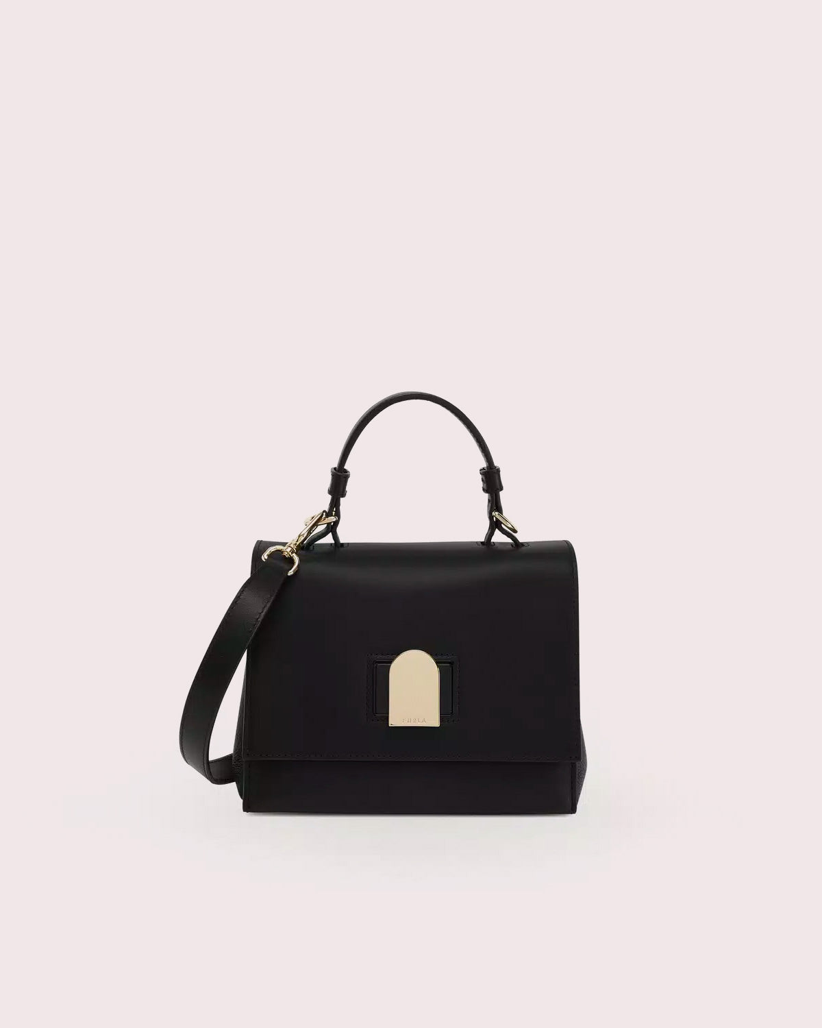 FURLA EMMA トップハンドル ミニ Nero