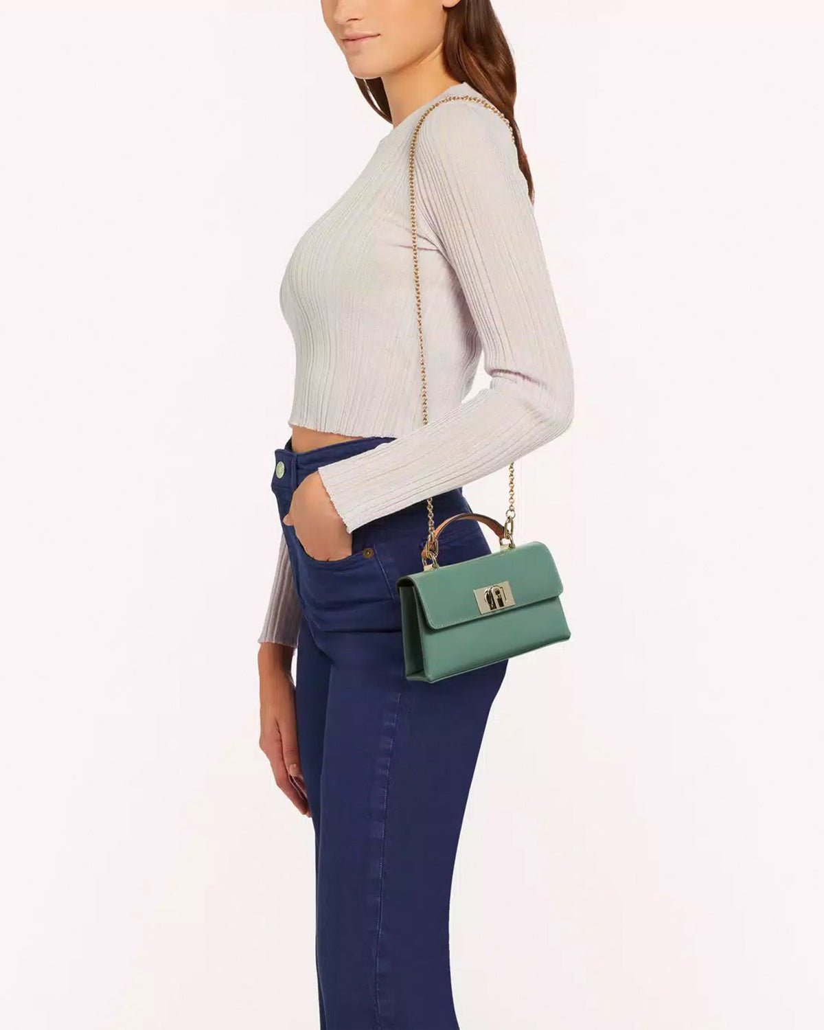 FURLA 1927 ミニバッグ M Mineral Green